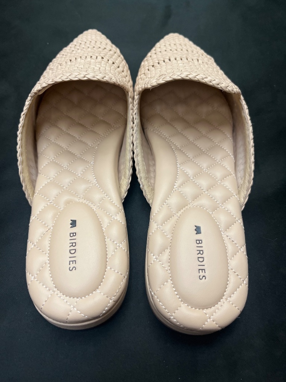 Brand New Birdies Brand Goldfinch Woven Slides. Sz. 9 - Picture 4 of 10